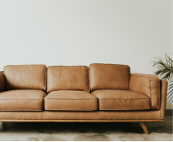 clean sofa set