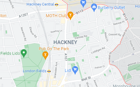 Map junk collection HACKNEY